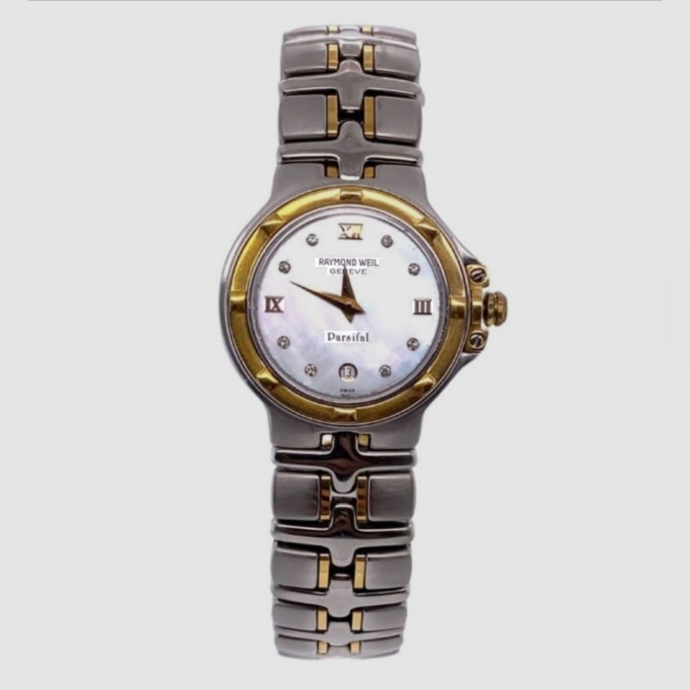 Raymond Weil Women's Silver and Gold Watch